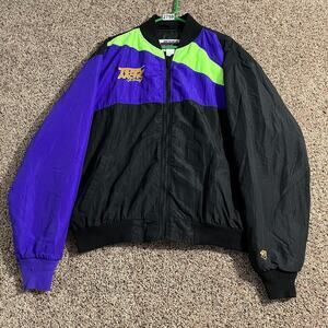 Vintage Team Arctic Racing Jacket Mens Black Purple Green Arcticwear USA 90s